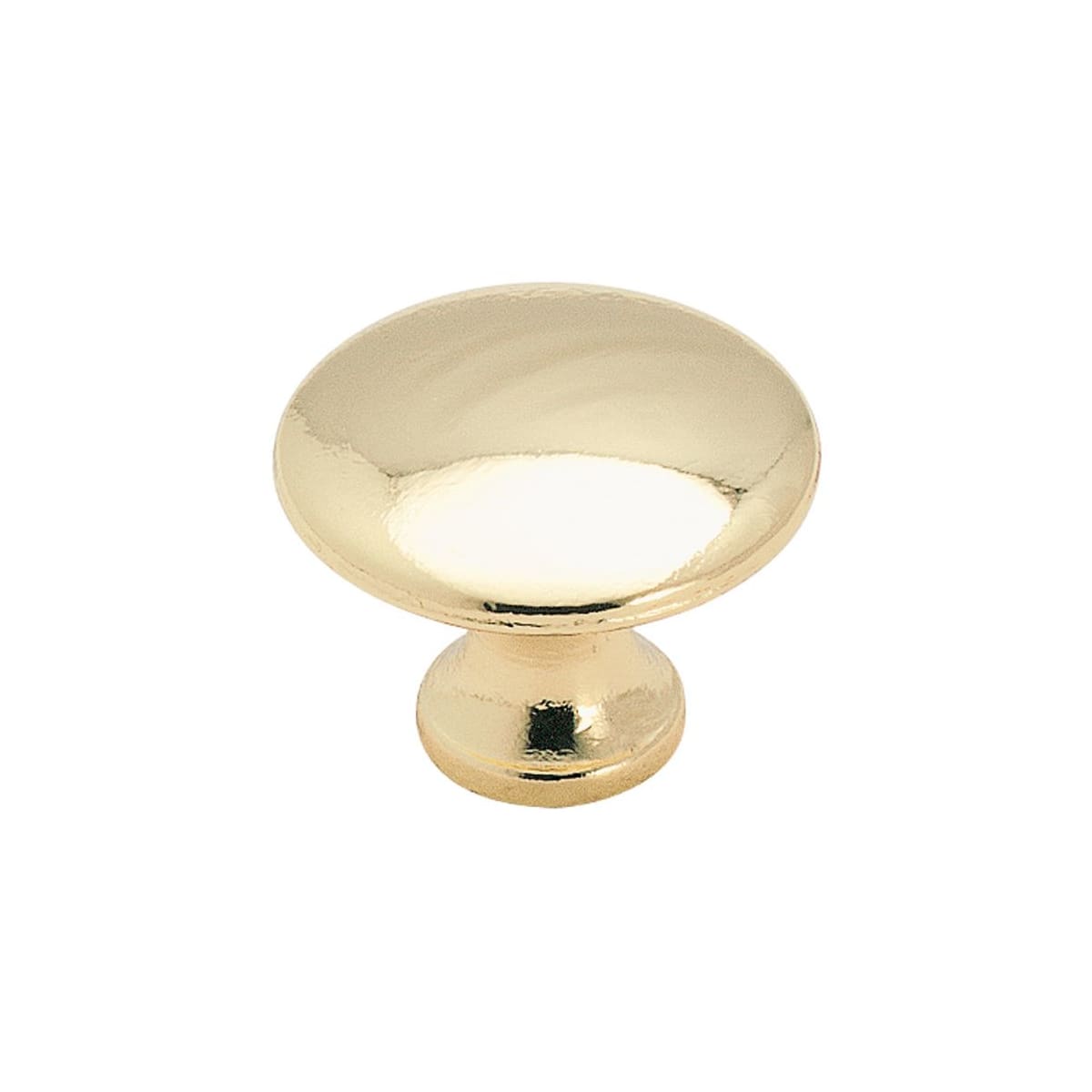 Amerock - 255PB - Everyday Heritage 1-3/16 Inch Mushroom Cabinet Knob in Polished Brass