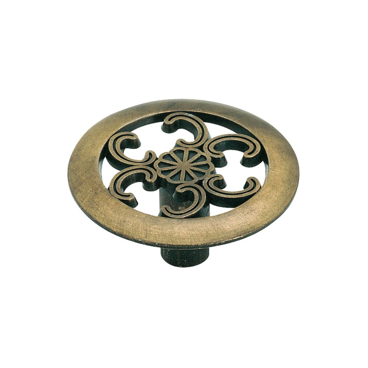 Amerock - 890ABS - Everyday Heritage 1-1/2 Inch Mushroom Cabinet Knob in Antique Brass