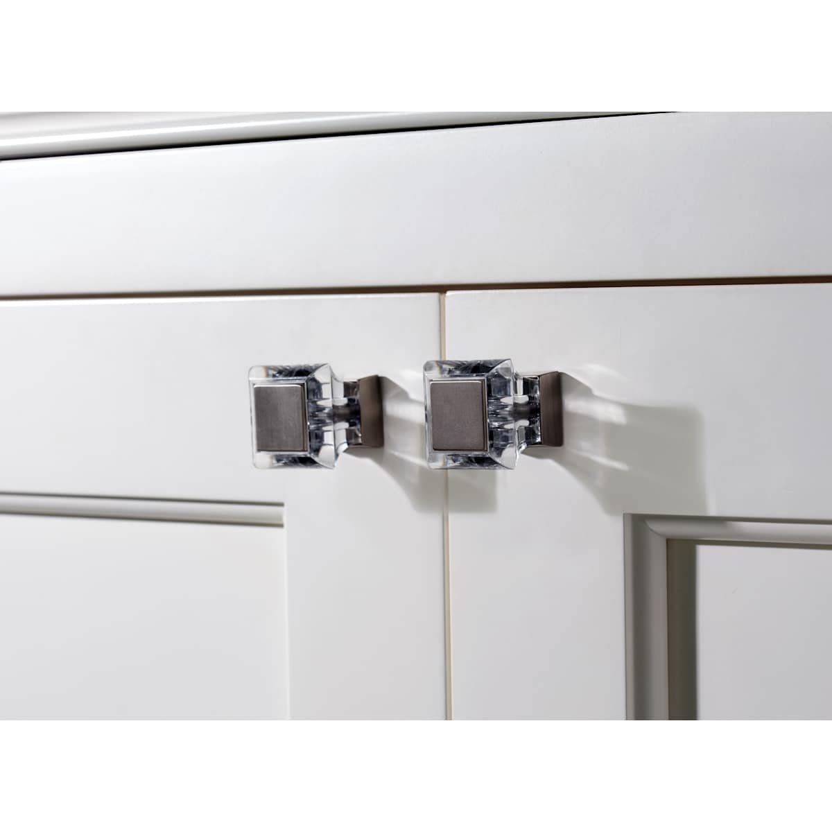 Amerock - BP29460CORB-25PACK - Abernathy 1-1/16 Inch Square Cabinet Knob - 25 Pack in Acrylic/Oil Rubbed Bronze