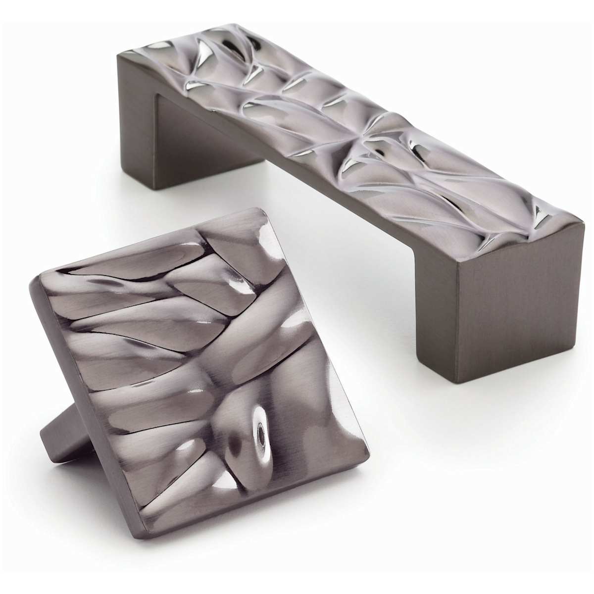 Amerock - BP100396G10 - Calathea 3-3/4 Inch Center to Center Handle Cabinet Pull in Satin Nickel