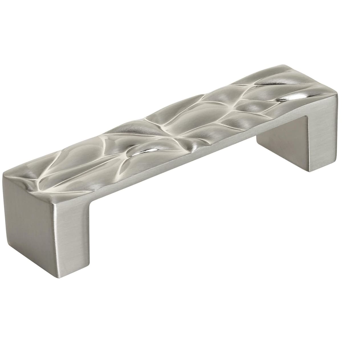 Amerock - BP100396G10 - Calathea 3-3/4 Inch Center to Center Handle Cabinet Pull in Satin Nickel