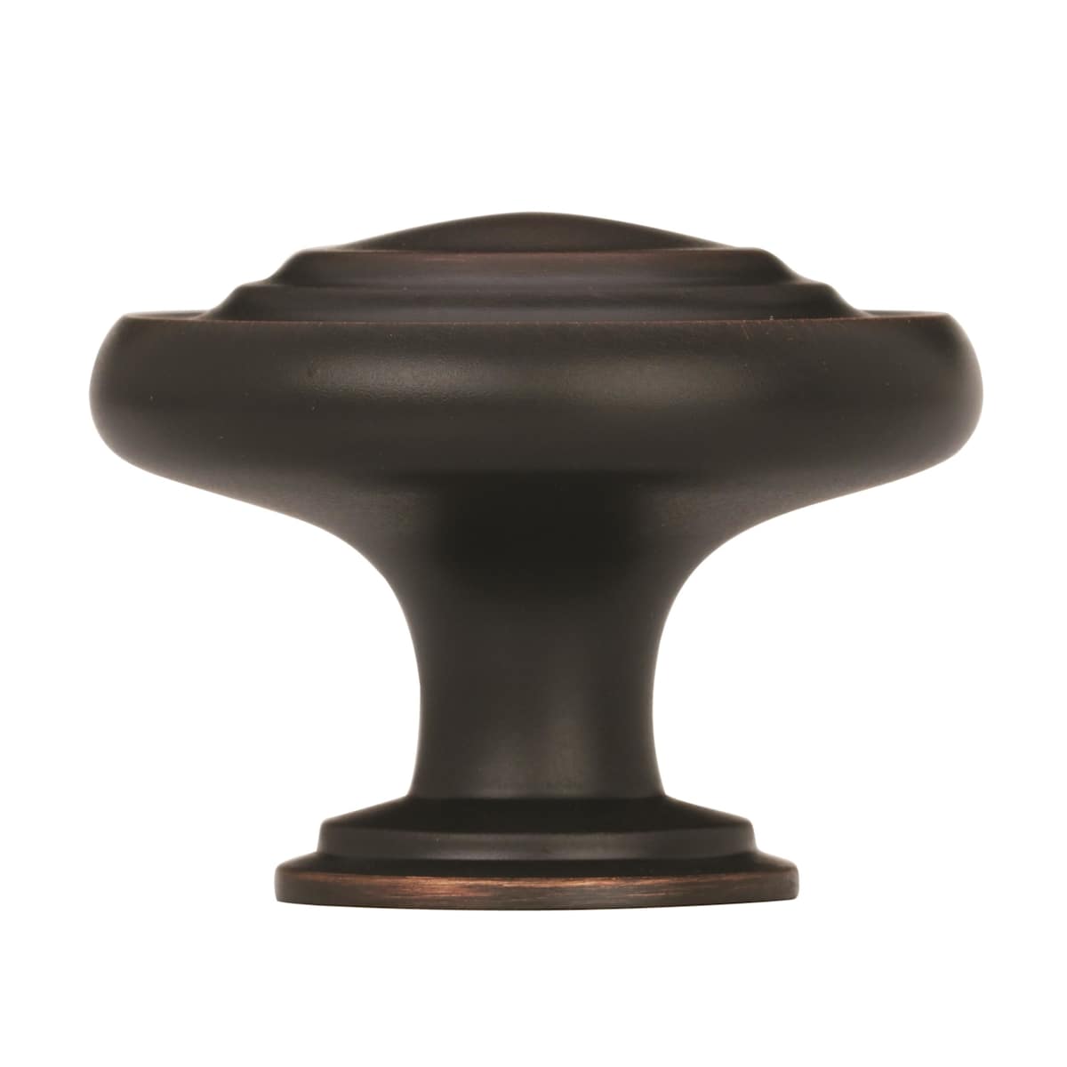 Amerock - BP1586WN - Inspirations 1-5/16 Inch Mushroom Cabinet Knob in Weathered Nickel