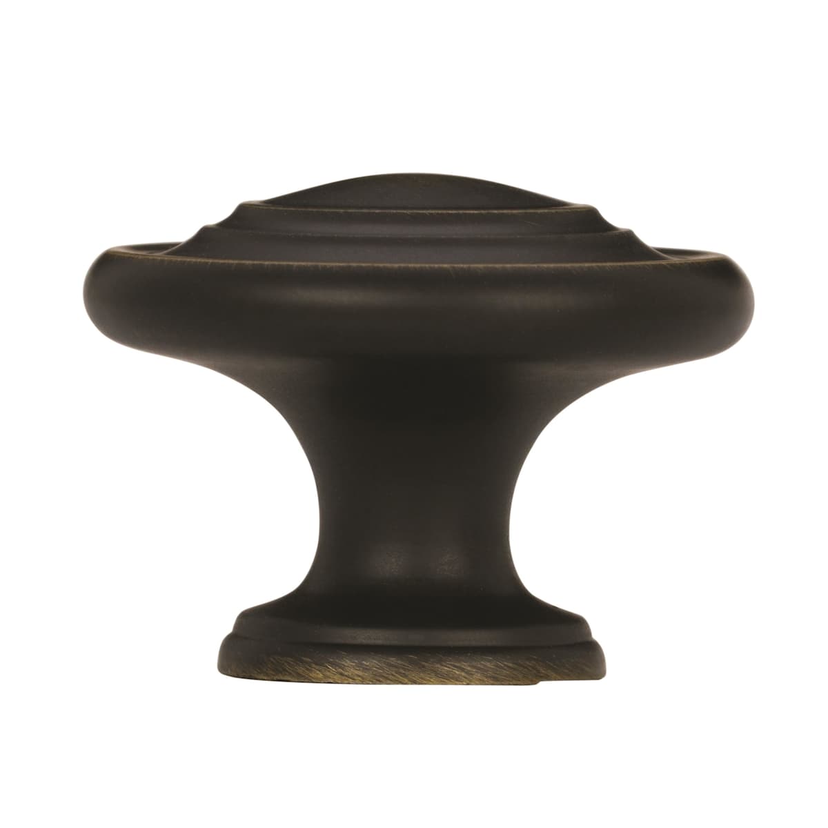 Amerock - BP1586WN - Inspirations 1-5/16 Inch Mushroom Cabinet Knob in Weathered Nickel