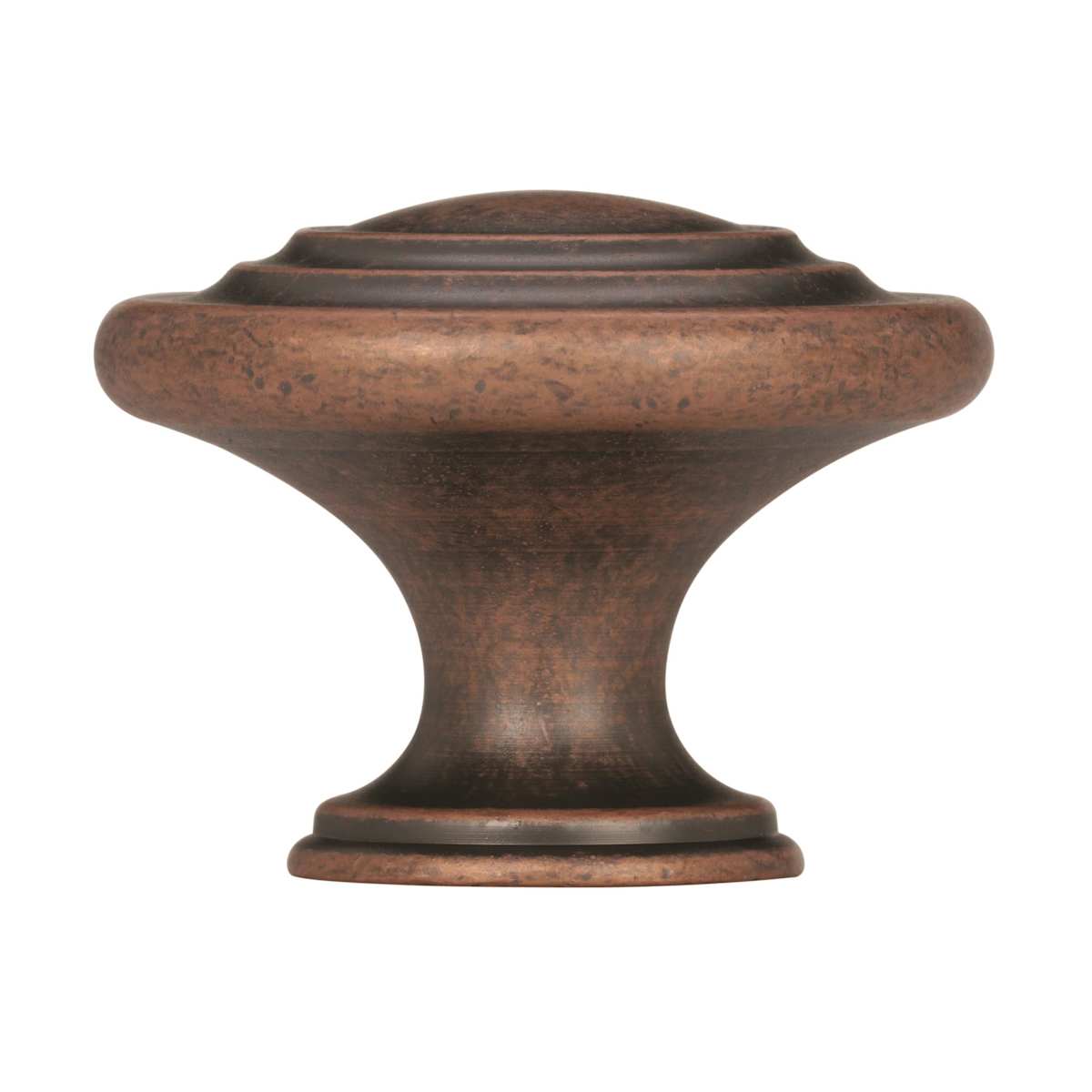 Amerock - BP1586WN - Inspirations 1-5/16 Inch Mushroom Cabinet Knob in Weathered Nickel