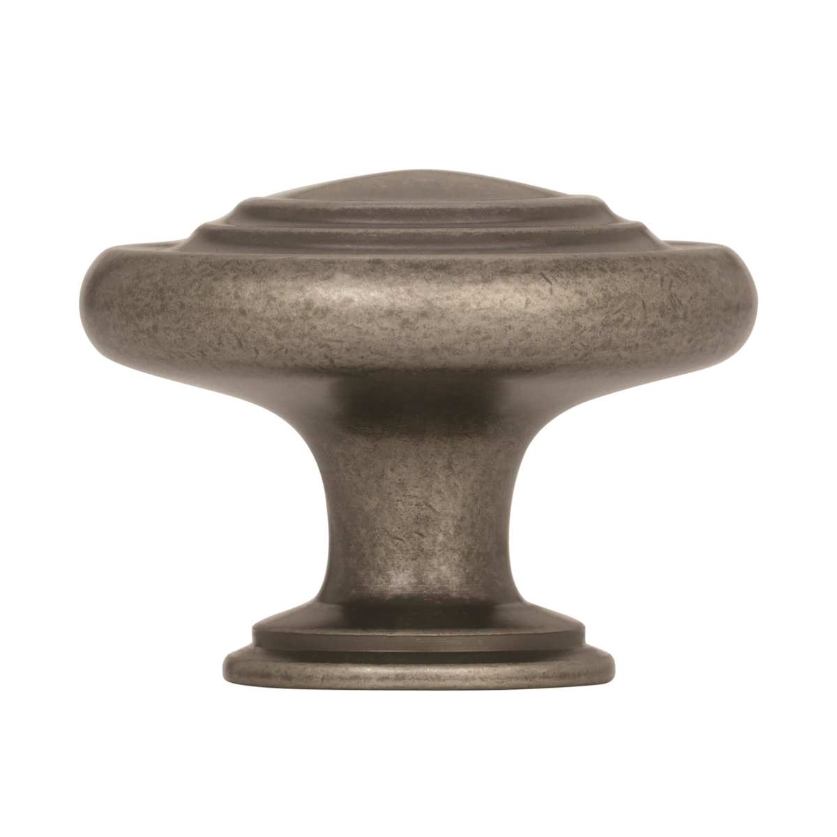 Amerock - BP1586WN - Inspirations 1-5/16 Inch Mushroom Cabinet Knob in Weathered Nickel