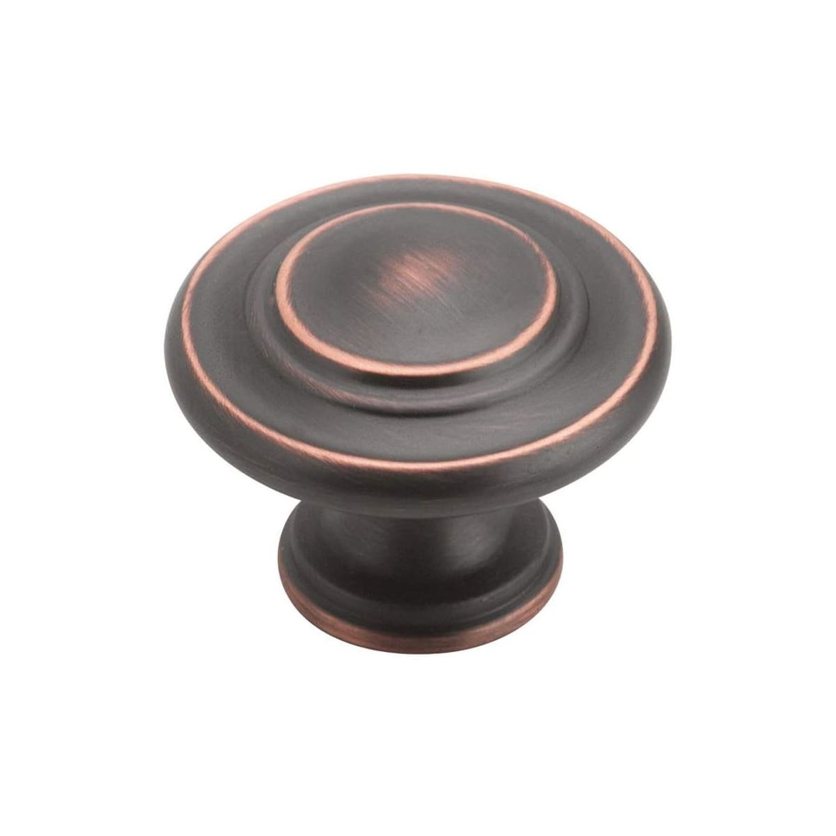 Inspirations 1-3/4 Inch Mushroom Cabinet Knob - 25 Pack