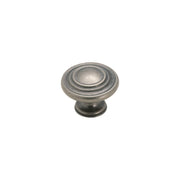 Amerock - BP1586WN - Inspirations 1-5/16 Inch Mushroom Cabinet Knob in Weathered Nickel