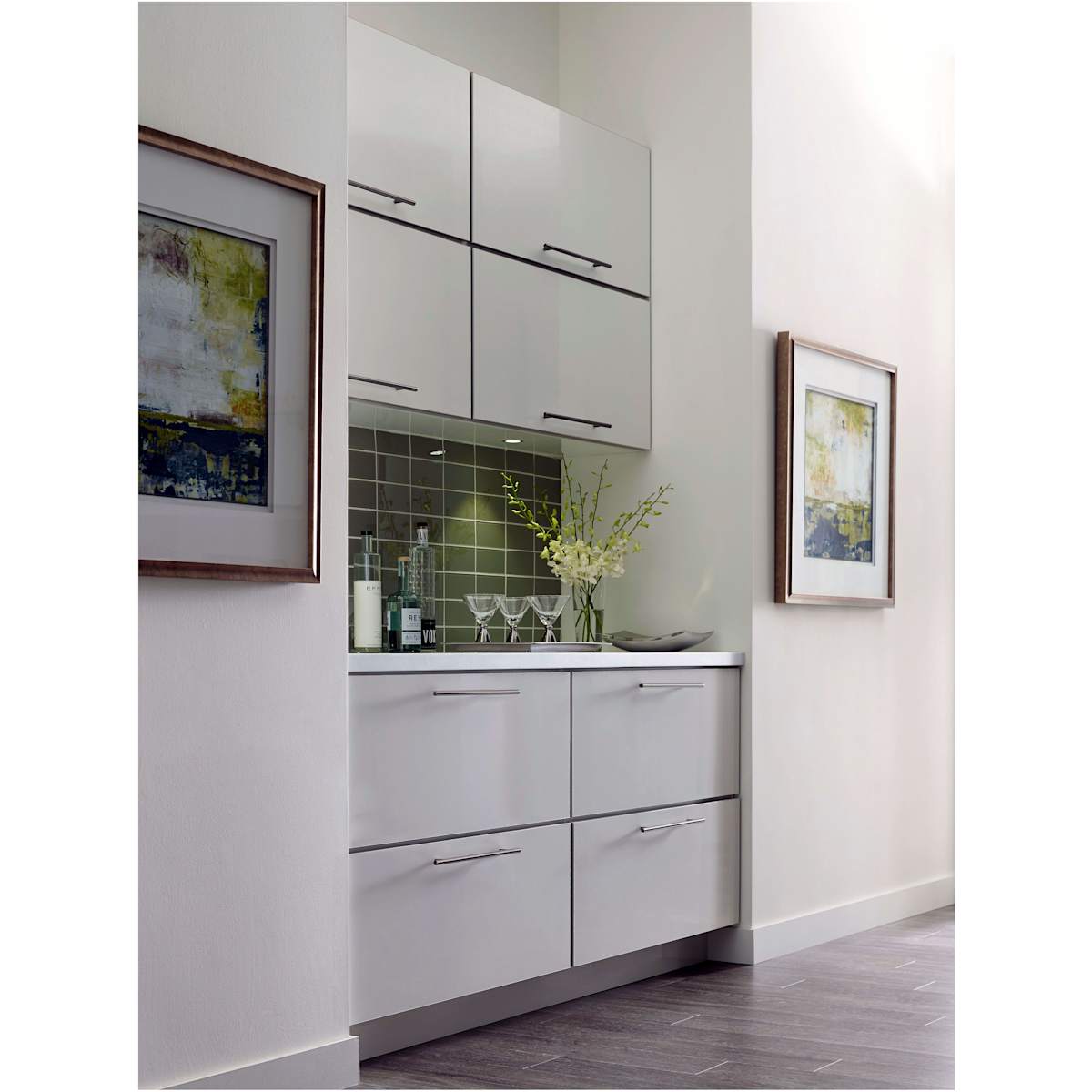 Amerock - BP19015G10 - Bar Pulls 16-3/8 Inch Center to Center Bar Cabinet Pull in Satin Nickel