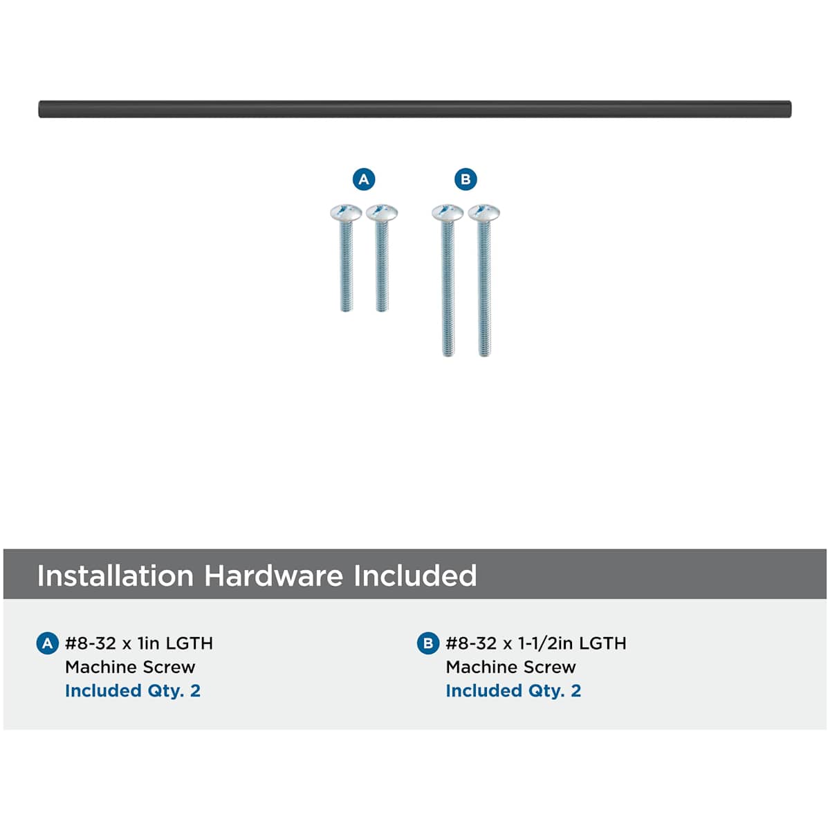 Amerock - BP19015G10 - Bar Pulls 16-3/8 Inch Center to Center Bar Cabinet Pull in Satin Nickel