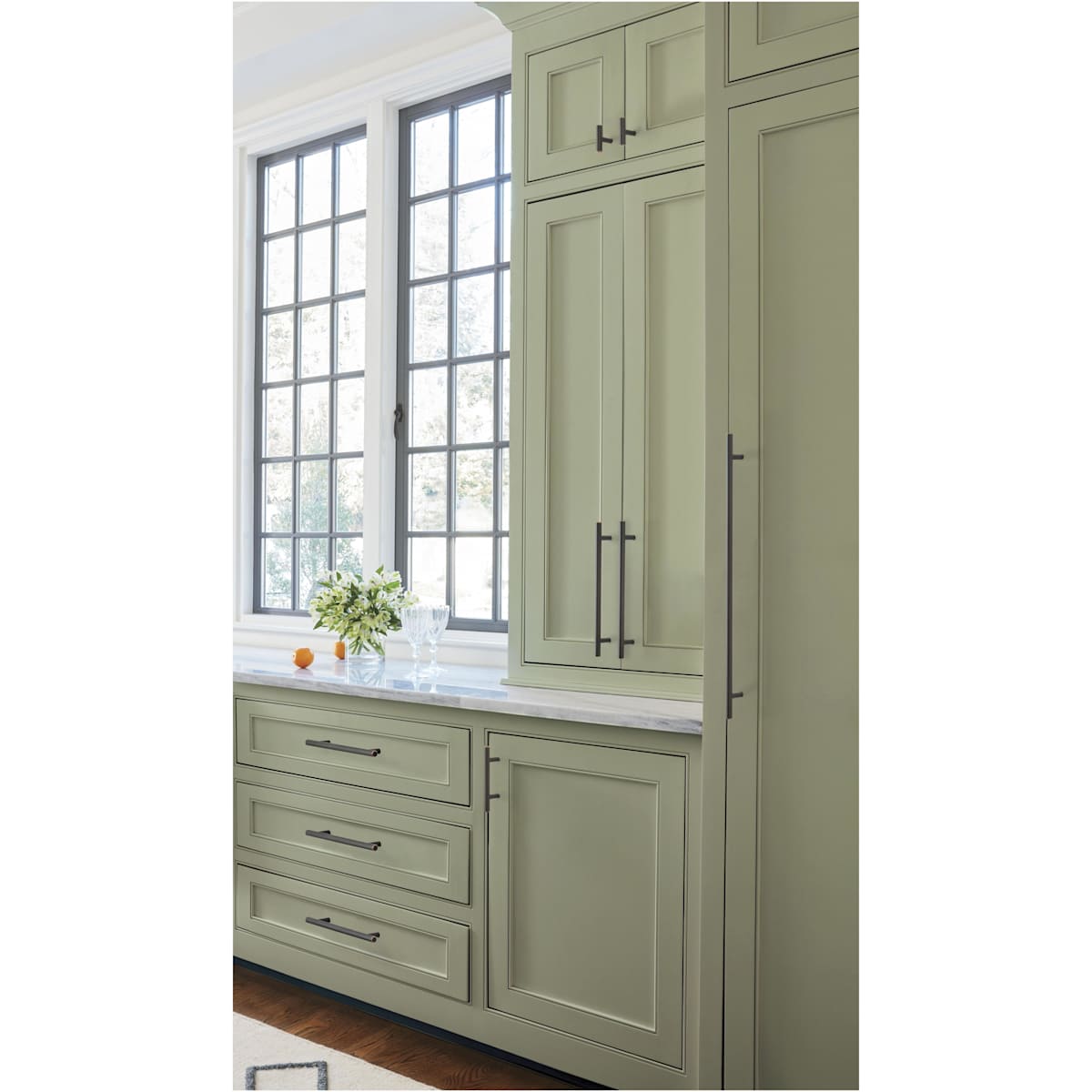 Amerock - BP19015G10 - Bar Pulls 16-3/8 Inch Center to Center Bar Cabinet Pull in Satin Nickel