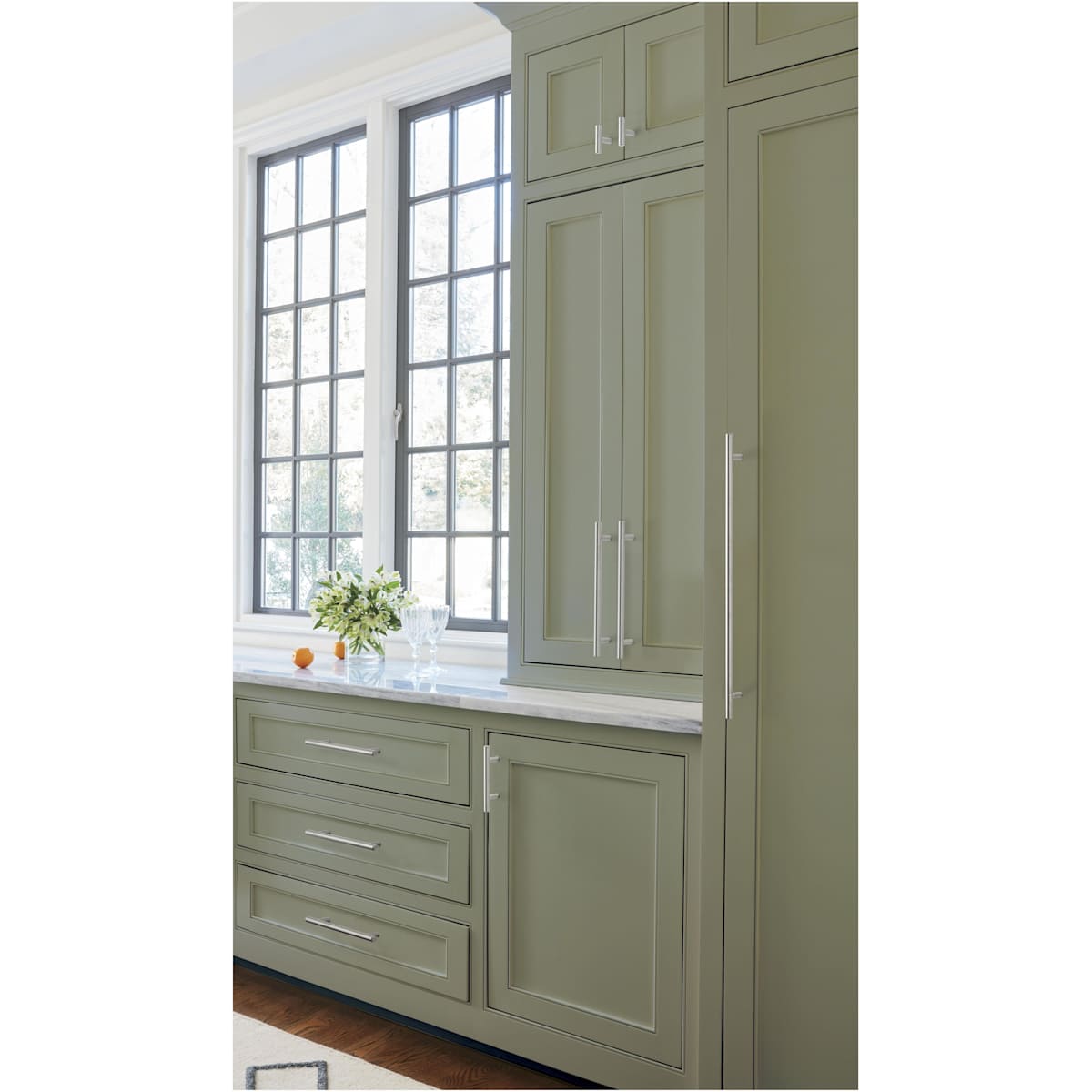 Amerock - BP19015G10 - Bar Pulls 16-3/8 Inch Center to Center Bar Cabinet Pull in Satin Nickel