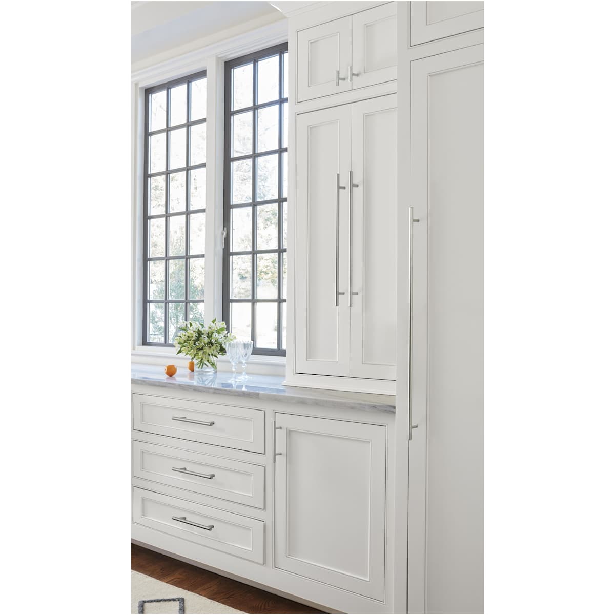 Amerock - BP19018PN - Bar Pulls 25-3/16 Inch Center to Center Bar Cabinet Pull in Polished Nickel