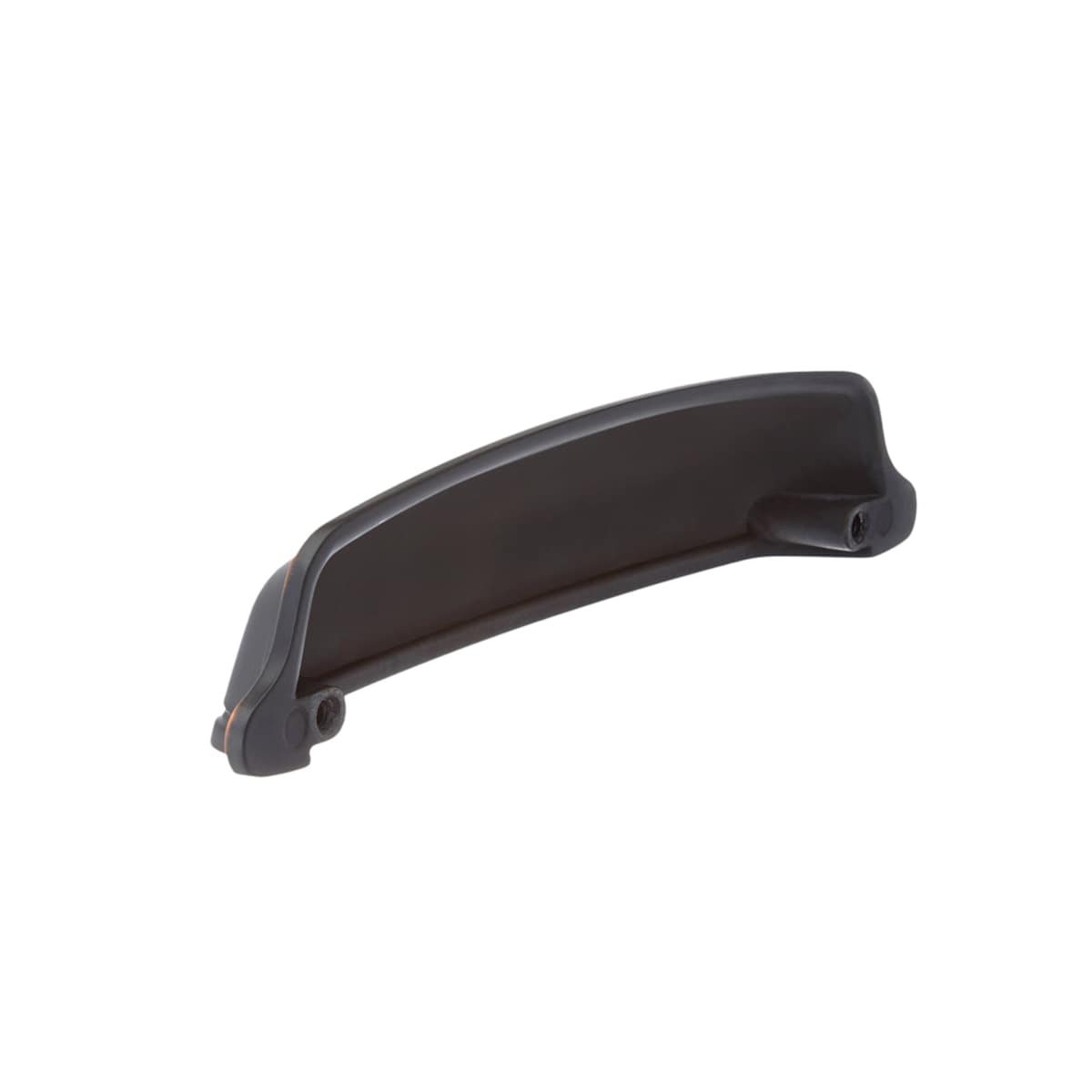 Amerock - 10BX22439FB - Stature 5-1/16 Inch Center to Center Cup Cabinet Pull - Pack of 10 in Matte Black