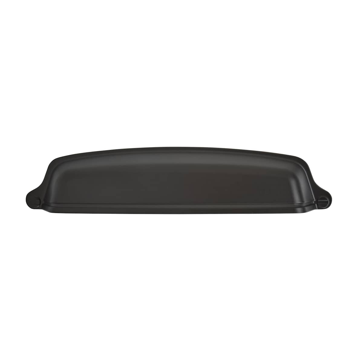 Amerock - 10BX22439FB - Stature 5-1/16 Inch Center to Center Cup Cabinet Pull - Pack of 10 in Matte Black