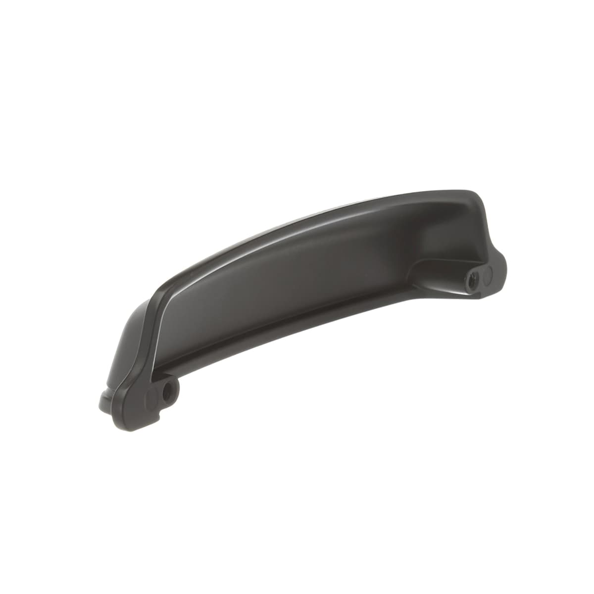 Amerock - 10BX22439FB - Stature 5-1/16 Inch Center to Center Cup Cabinet Pull - Pack of 10 in Matte Black