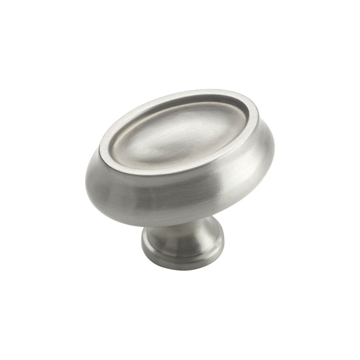Manor 1-1/2 Inch Long Oval Cabinet Knob - 25 Pack