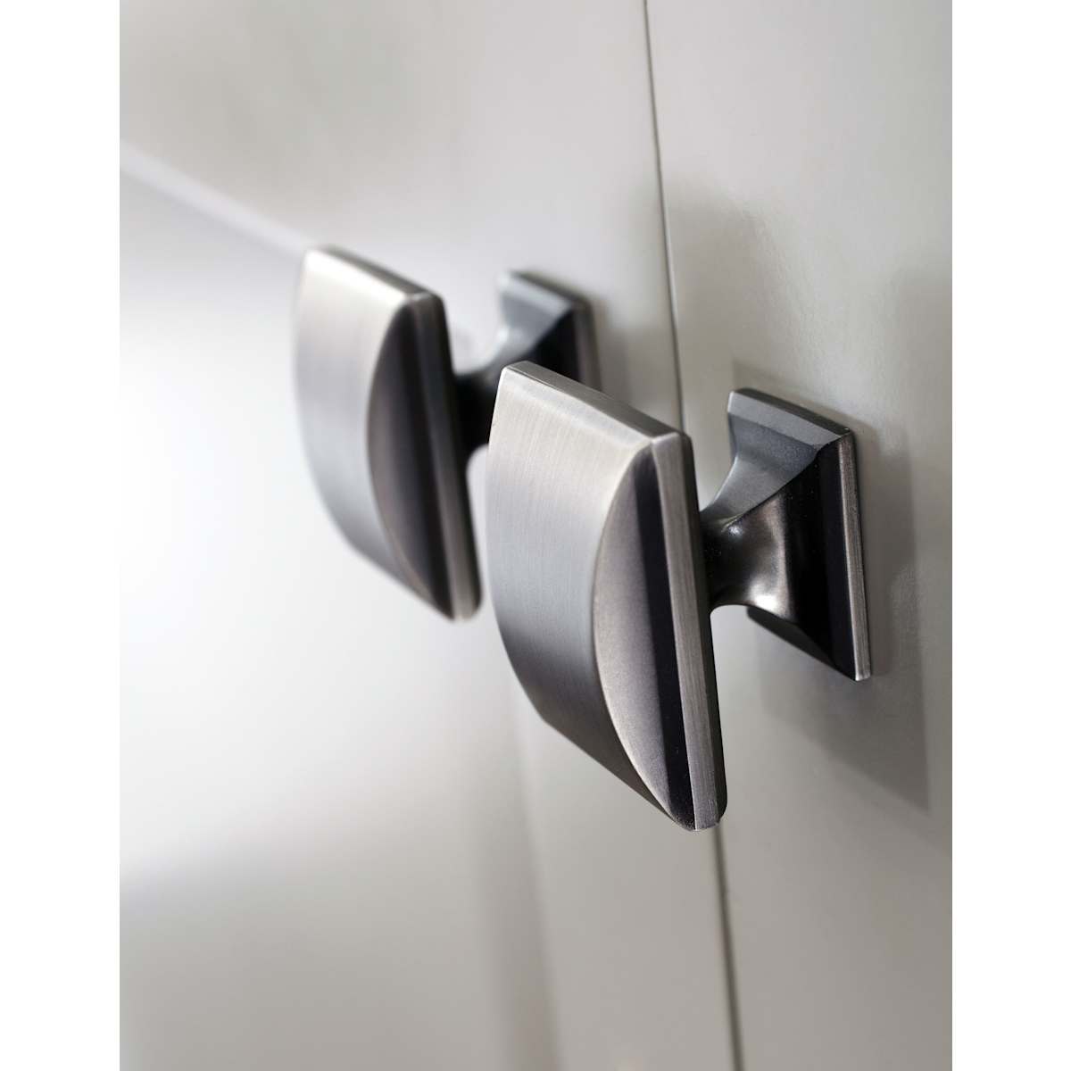 Amerock - 10PK29340G10 - Candler 1-1/4 Inch Long Rectangular Cabinet Knob - 10 Pack in Satin Nickel
