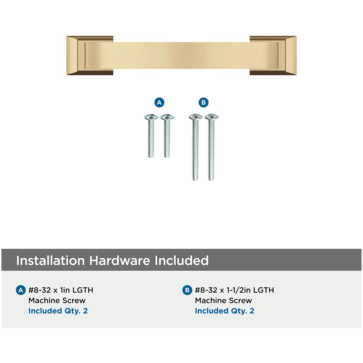 Amerock - BP29349G10 - Candler 3 Inch Center to Center Handle Cabinet Pull in Satin Nickel