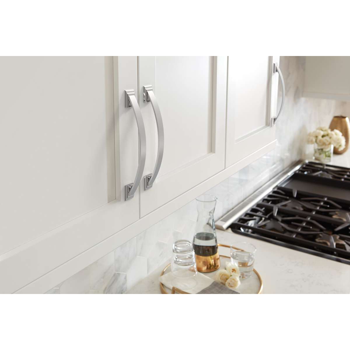 Amerock - BP2936426 - Candler 6-5/16 Inch Center to Center Handle Cabinet Pull in Polished Chrome