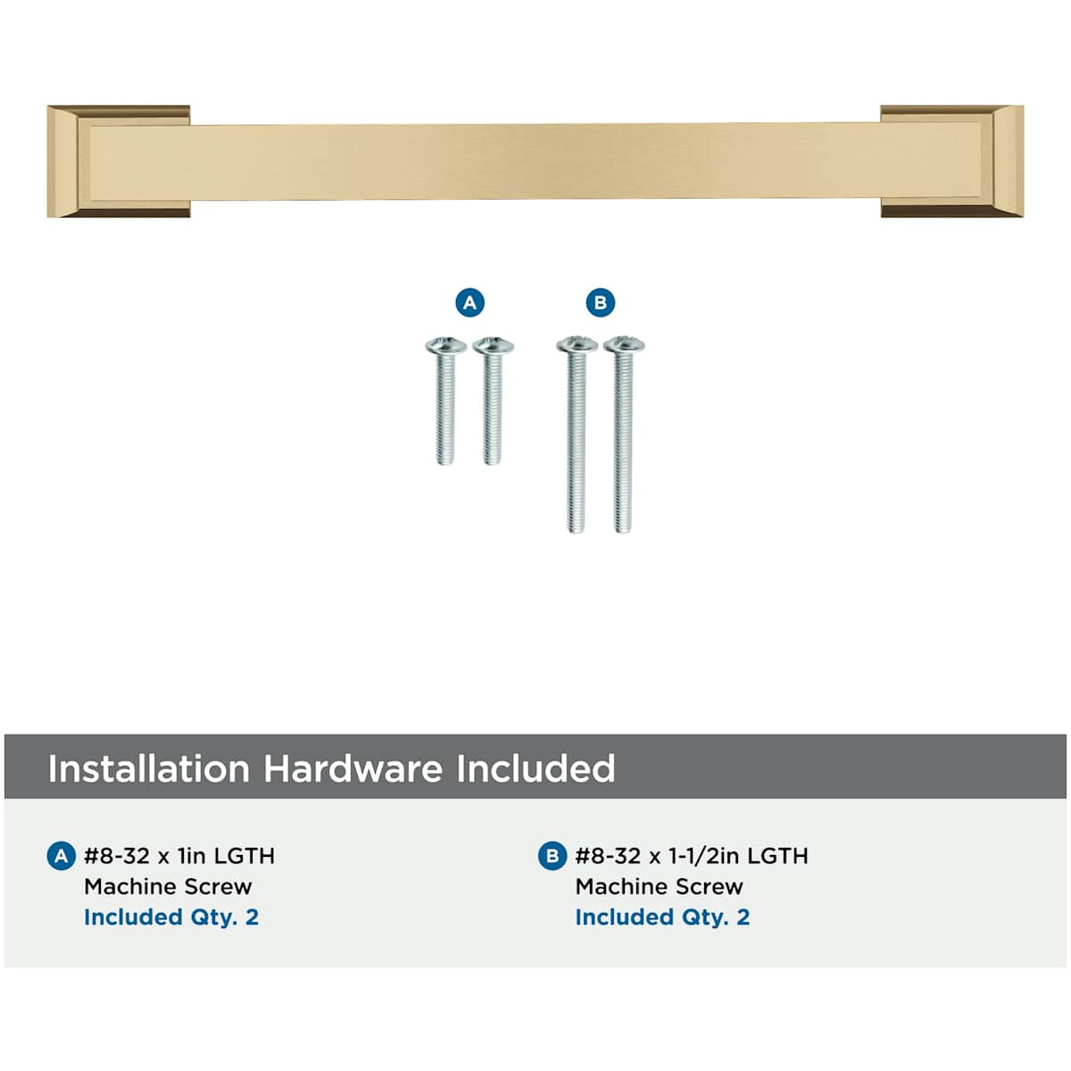 Amerock - BP2936426 - Candler 6-5/16 Inch Center to Center Handle Cabinet Pull in Polished Chrome