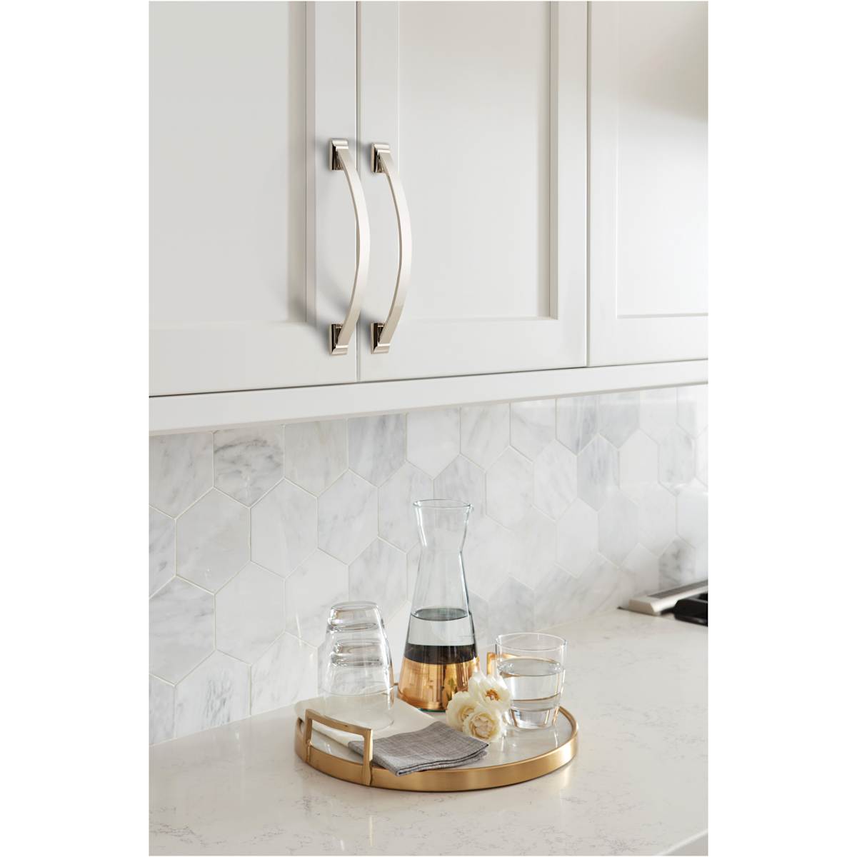 Amerock - BP2936426 - Candler 6-5/16 Inch Center to Center Handle Cabinet Pull in Polished Chrome