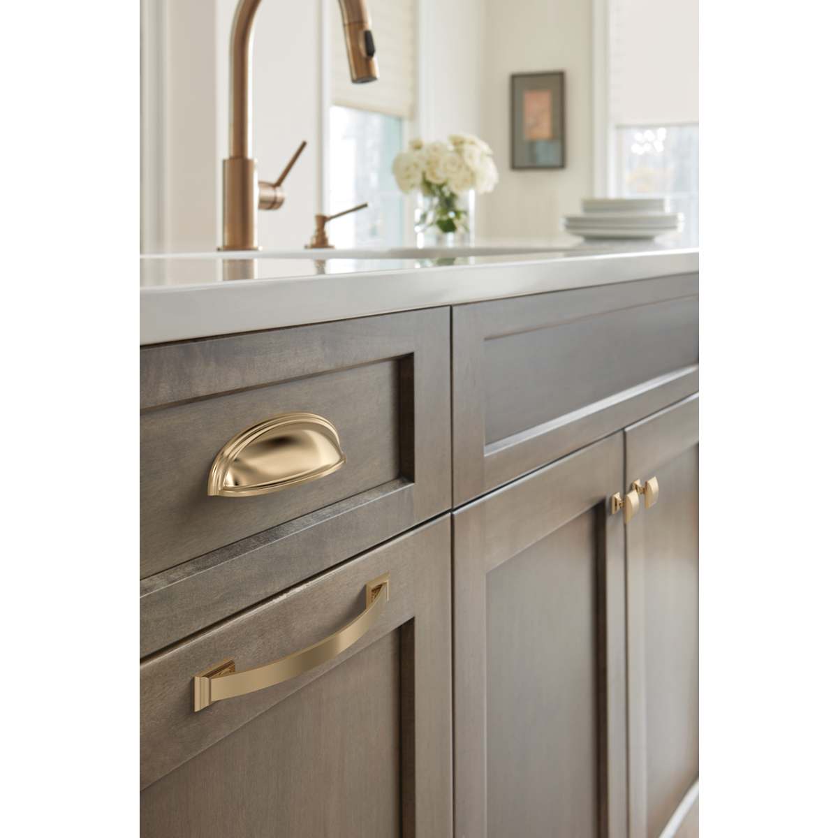 Amerock - BP2936426 - Candler 6-5/16 Inch Center to Center Handle Cabinet Pull in Polished Chrome