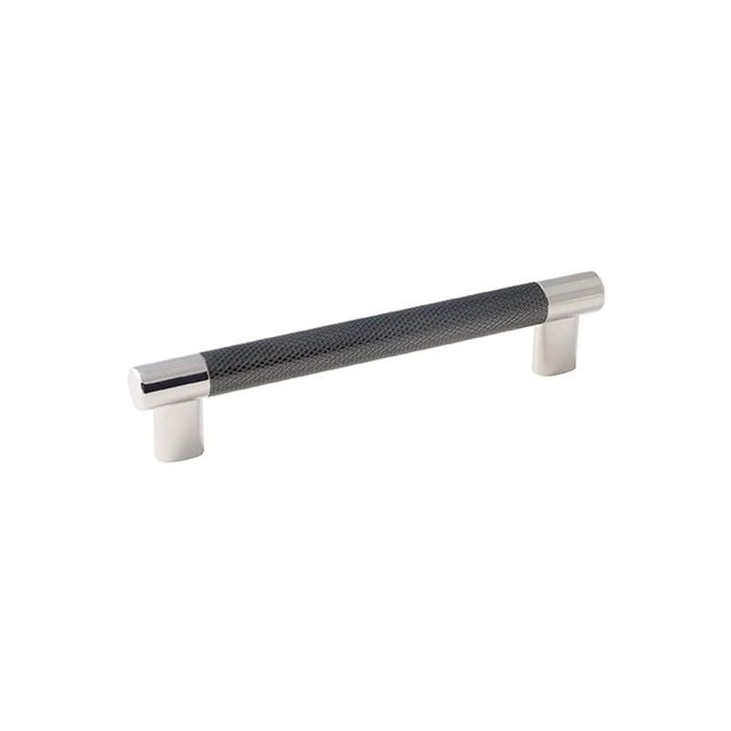 Amerock - BP36559PNGM - Bronx 6-5/16 Inch Center to Center Bar Cabinet Pull in Polished Nickel / Gunmetal