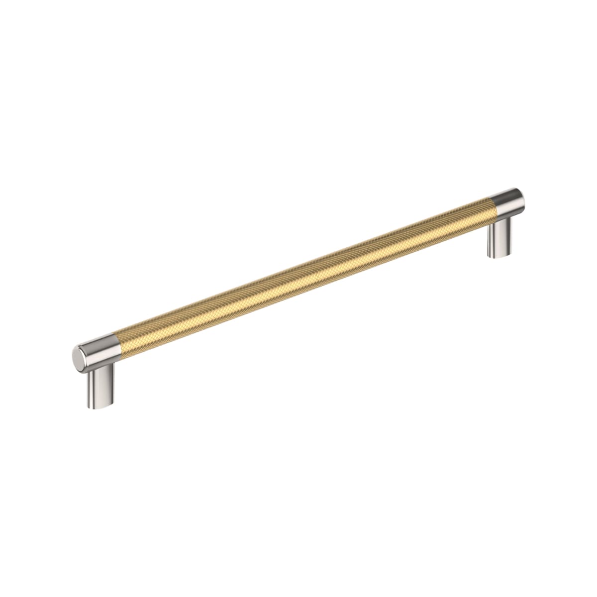 Amerock - BP36561PNCZ - Bronx 12-5/8 Inch Center to Center Bar Cabinet Pull in Polished Nickel / Champagne Bronze