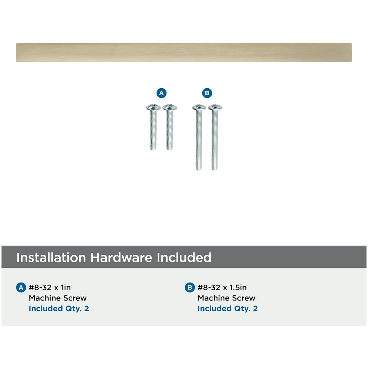Amerock - BP36572PN - Monument 6-5/16 Inch Center to Center Handle Cabinet Pull in Polished Nickel