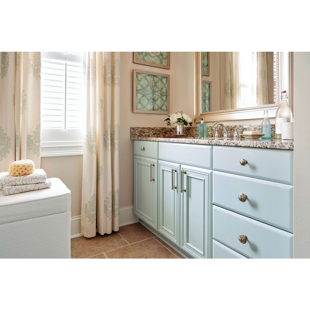 Amerock - BP36595BBZ - Crawford 6-5/16 Inch Center to Center Bar Cabinet Pull in Golden Champagne
