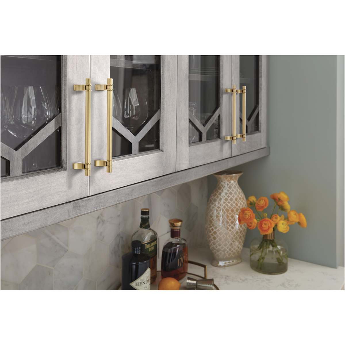 Amerock - BP3660726 - Davenport 6-5/16 Inch Center to Center Bar Cabinet Pull in Polished Chrome