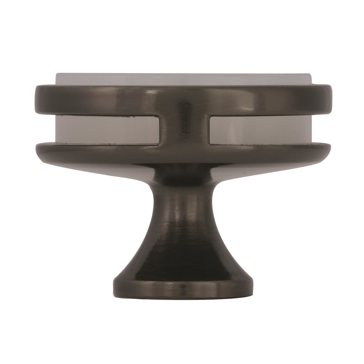 Amerock - BP36609G10FA - Oberon 1-3/4 Inch Mushroom Cabinet Knob in Satin Nickel / Frosted Acrylic