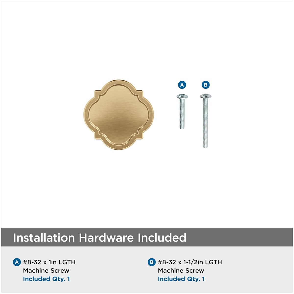 Amerock - BP36628ORB - Grace Revitalize 1-3/8 Inch Square Cabinet Knob in Oil Rubbed Bronze