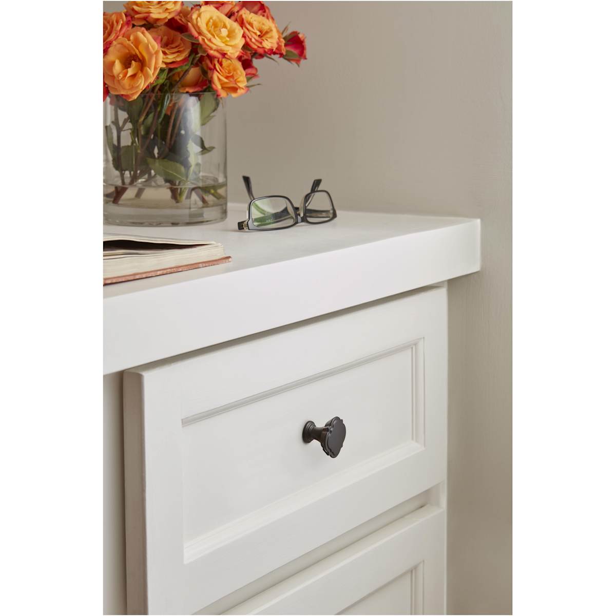Amerock - BP36628ORB - Grace Revitalize 1-3/8 Inch Square Cabinet Knob in Oil Rubbed Bronze