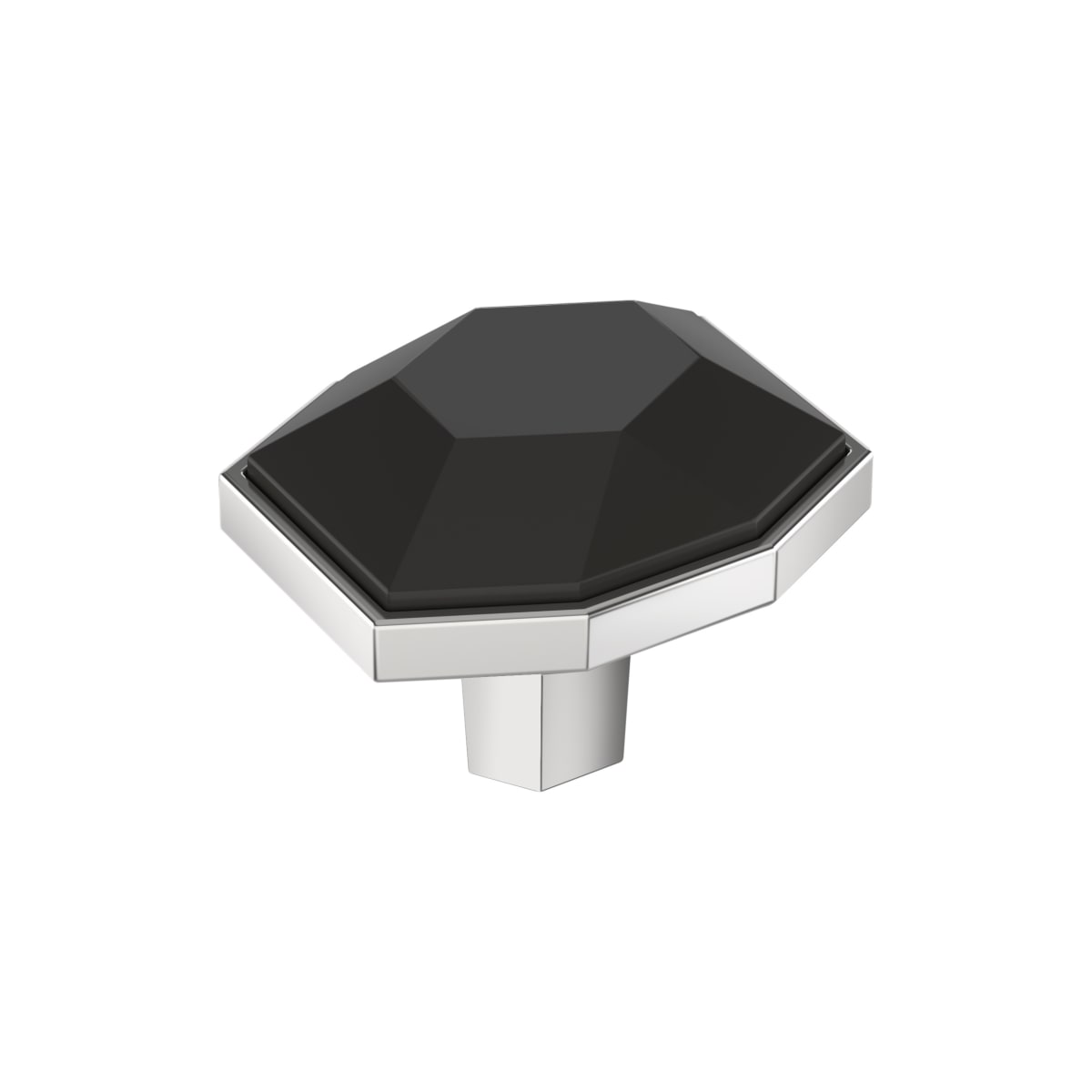 Carrione 1-3/8 Inch Geometric Cabinet Knob