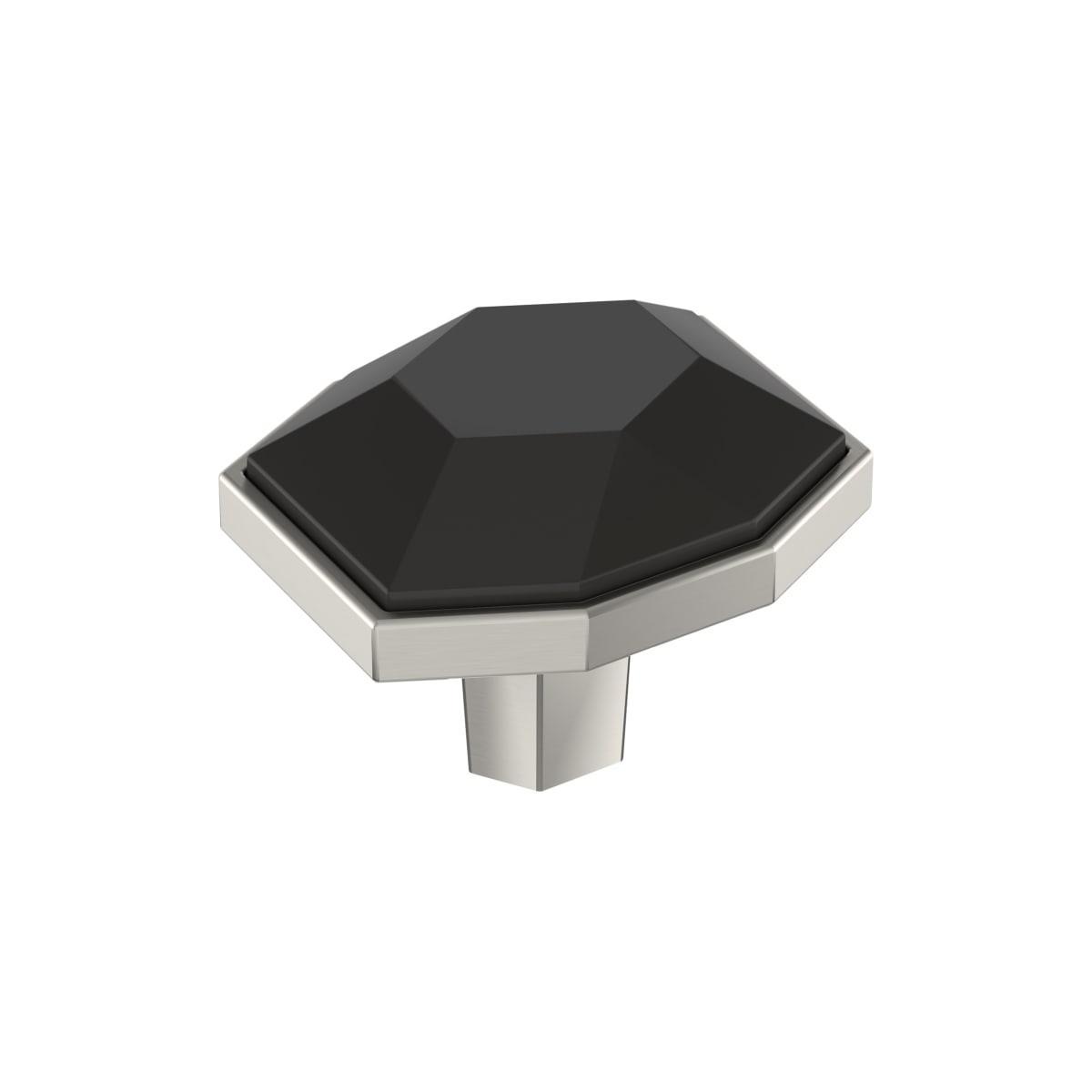 Carrione 1-3/8 Inch Geometric Cabinet Knob