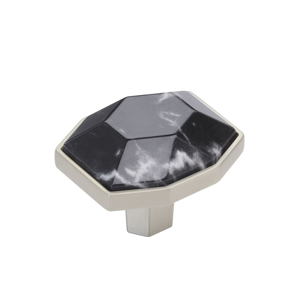 Carrione 1-3/8 Inch Geometric Cabinet Knob