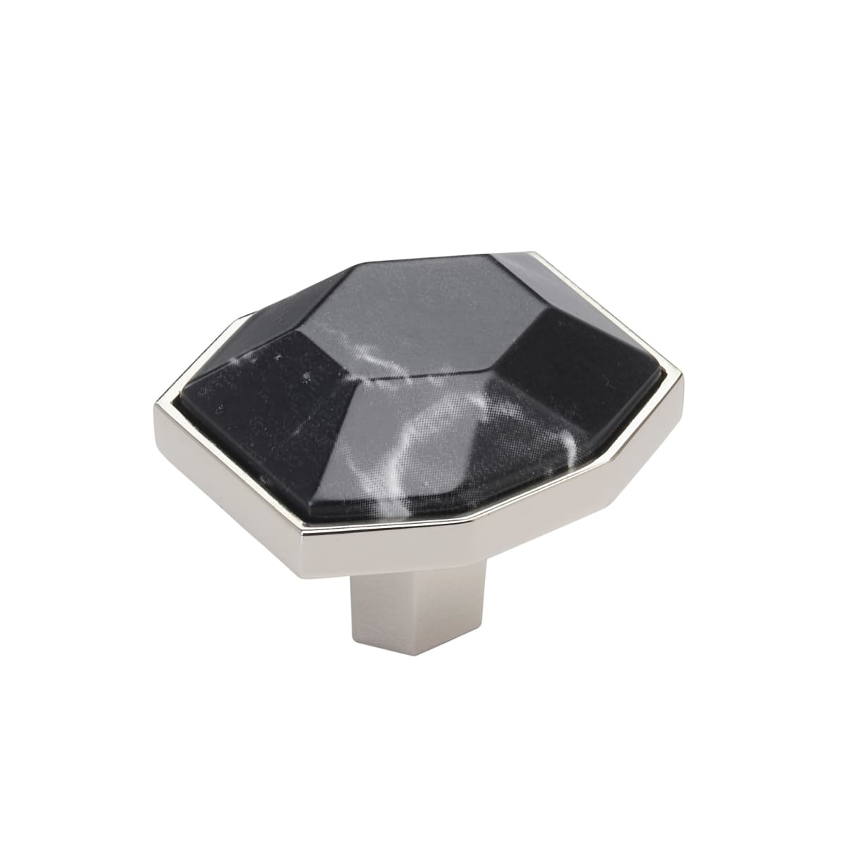 Carrione 1-3/8 Inch Geometric Cabinet Knob