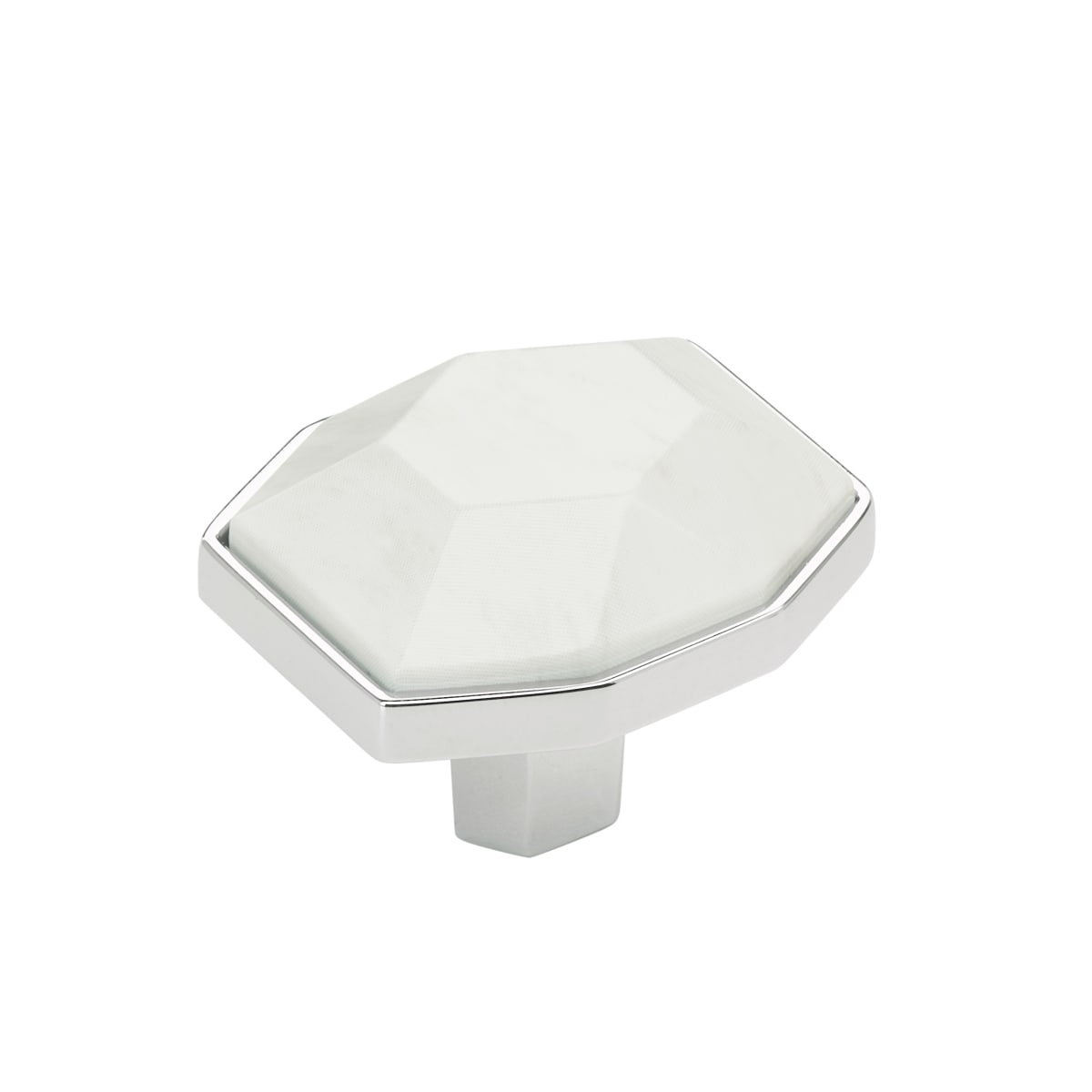 Carrione 1-3/8 Inch Geometric Cabinet Knob