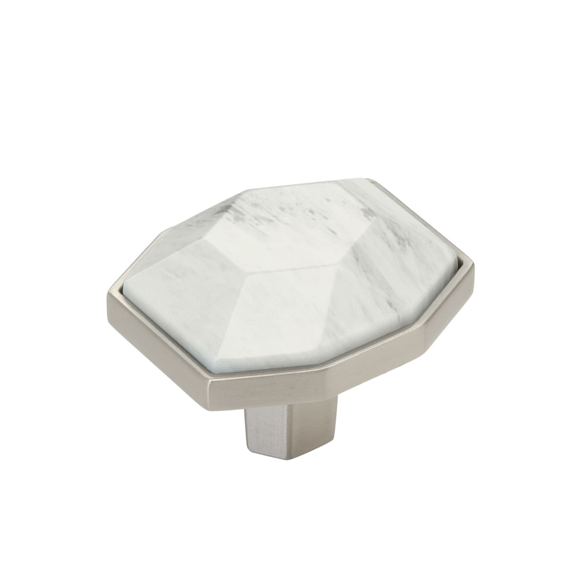 Carrione 1-3/8 Inch Geometric Cabinet Knob
