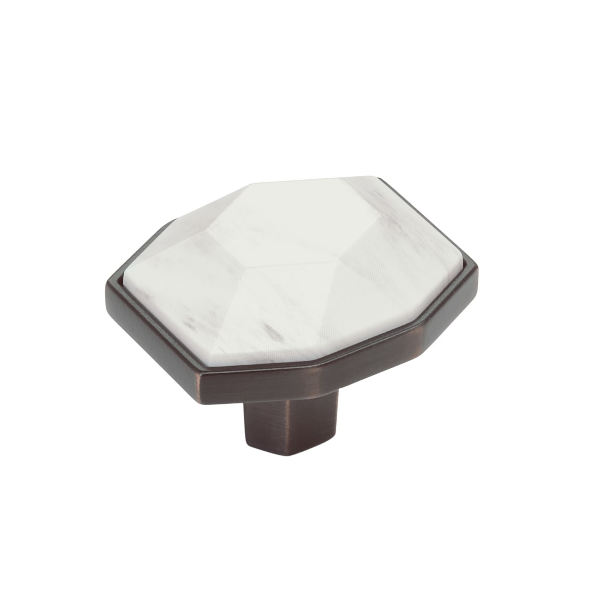 Carrione 1-3/8 Inch Geometric Cabinet Knob
