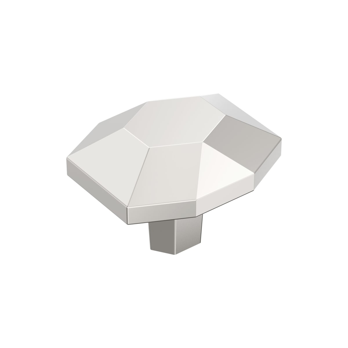Amerock - BP36641PN - St. Vincent 1-3/8 Inch Geometric Cabinet Knob in Polished Nickel