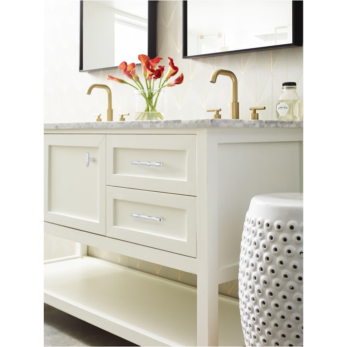 Amerock - BP36643BBR - St. Vincent 3-3/4 Inch Center to Center Bar Cabinet Pull in Black Bronze
