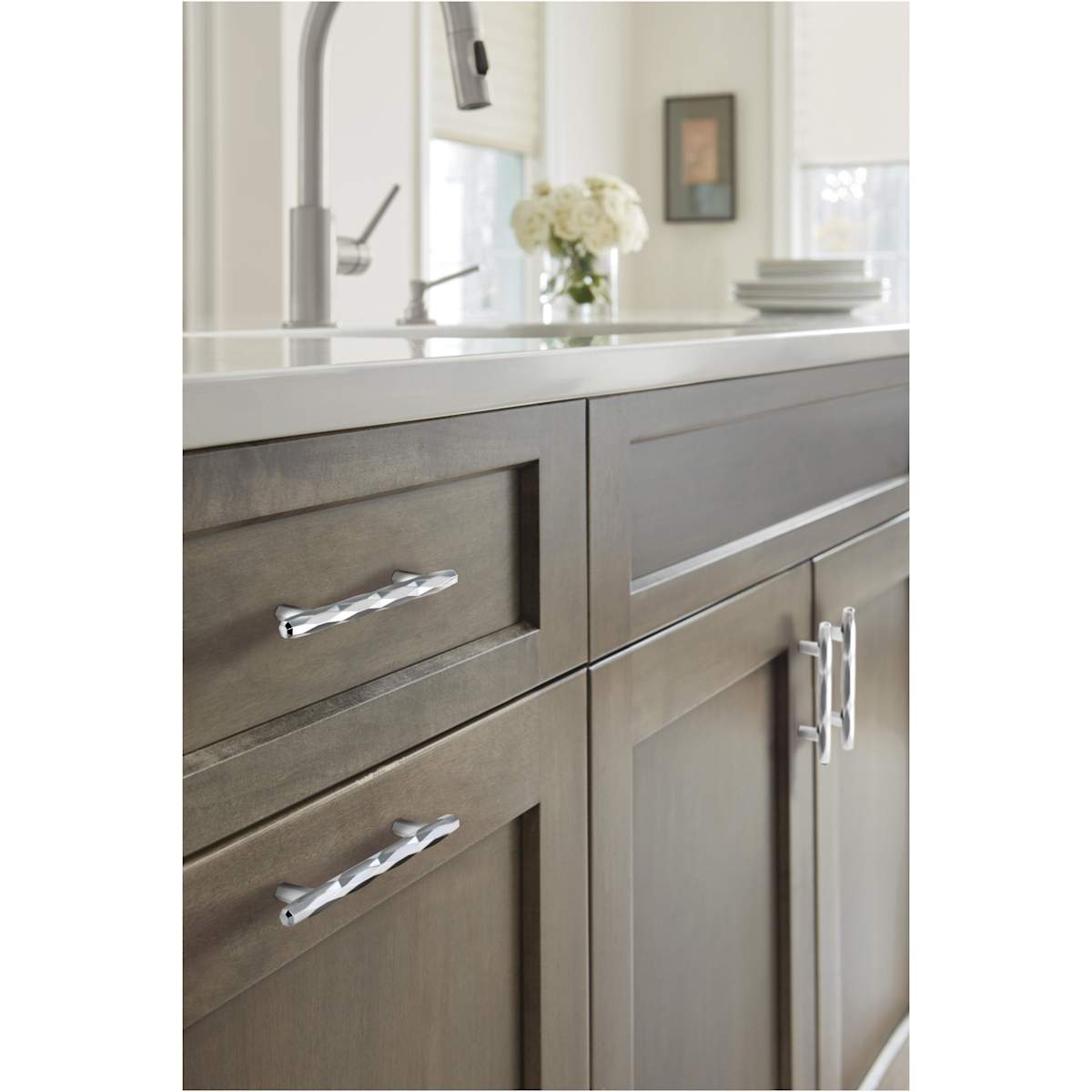 Amerock - BP36643BBR - St. Vincent 3-3/4 Inch Center to Center Bar Cabinet Pull in Black Bronze