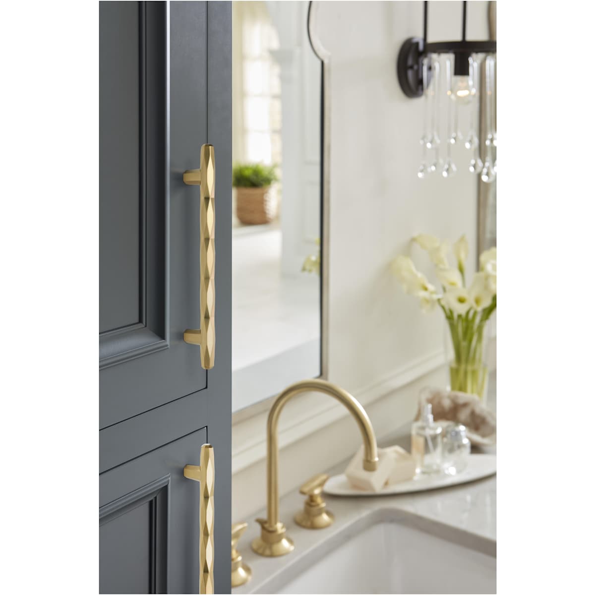 Amerock - BP36645BBR - St. Vincent 6-5/16 Inch Center to Center Bar Cabinet Pull in Black Bronze