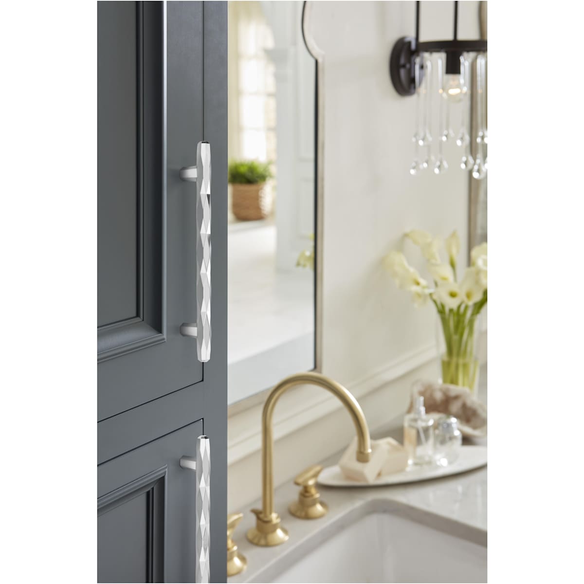 Amerock - BP36645BBR - St. Vincent 6-5/16 Inch Center to Center Bar Cabinet Pull in Black Bronze