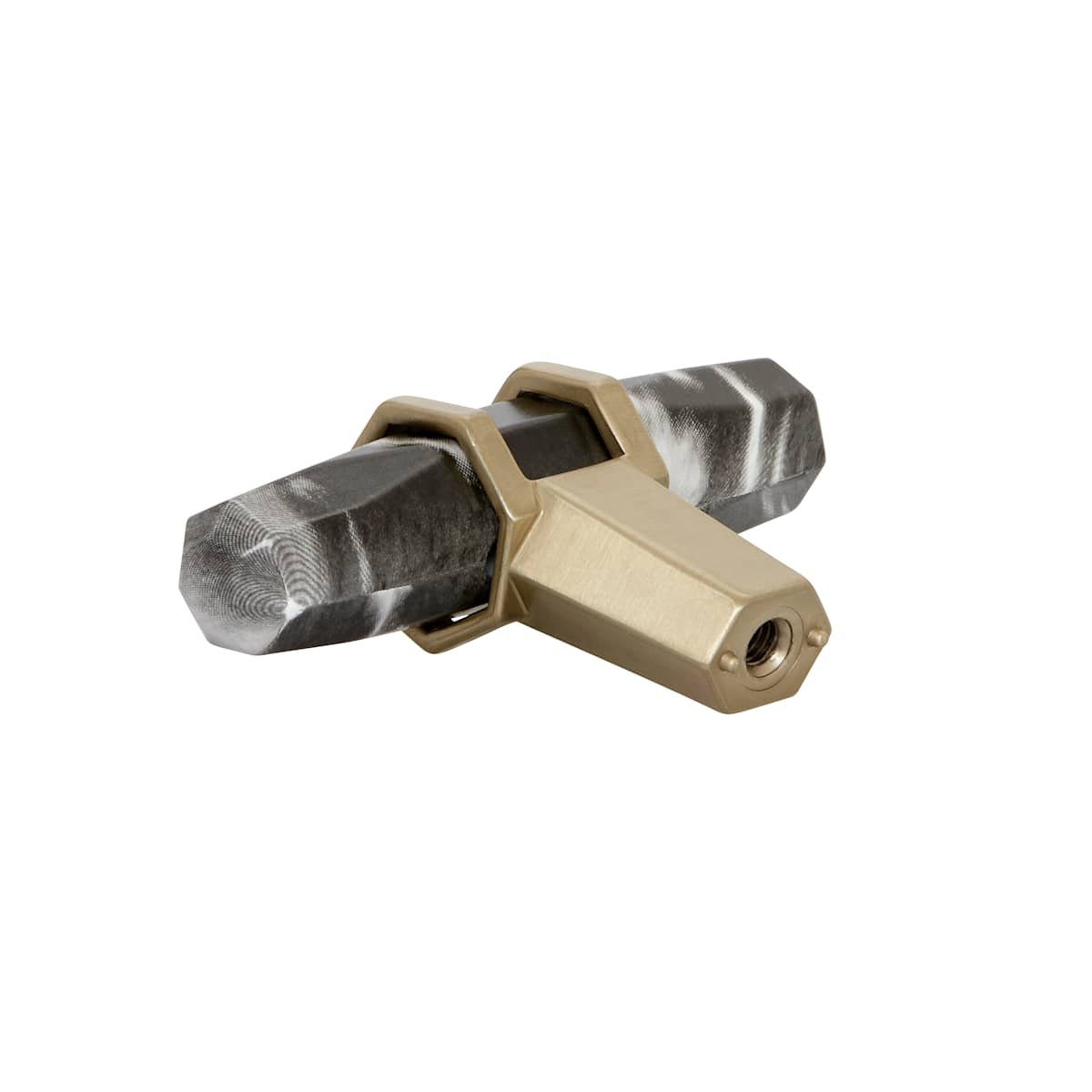 Amerock - BP36647BBRCZ - Carrione 9/16 Inch Bar Cabinet Knob in Black Bronze / Champagne Bronze