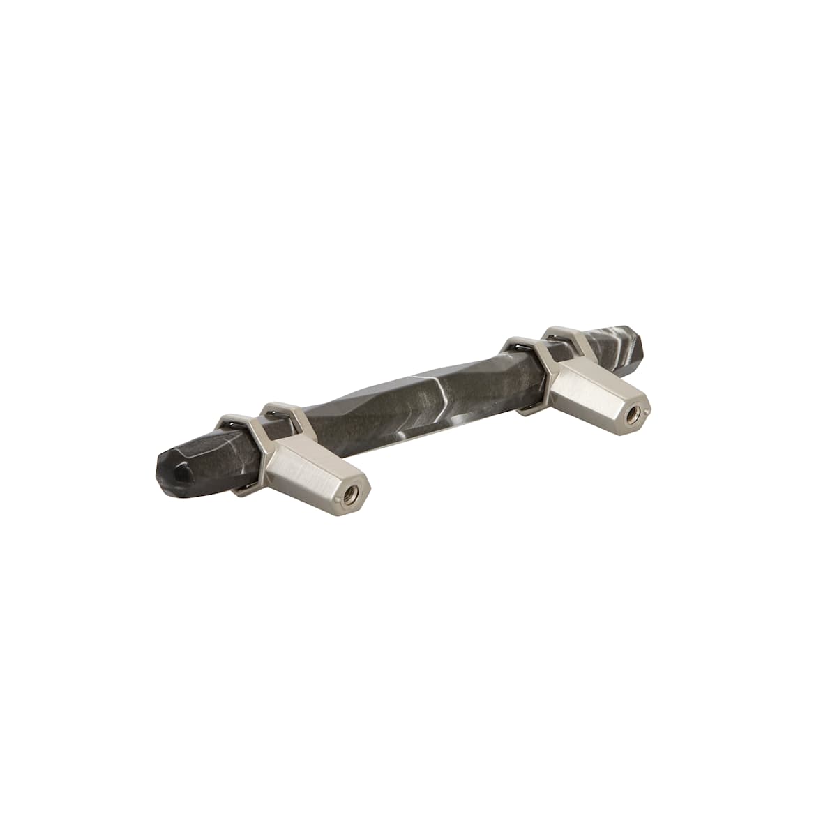 Amerock - BP36648MWORB - Carrione 3-3/4 Inch Center to Center Designer Cabinet Pull in Marble White / Oil Rubbed Bronze