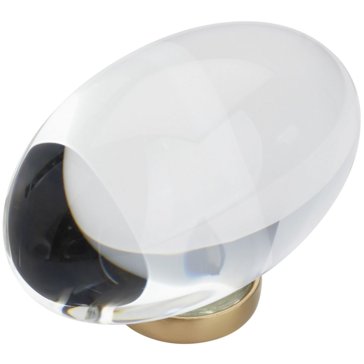 Glacio 1 Inch Oval Cabinet Knob