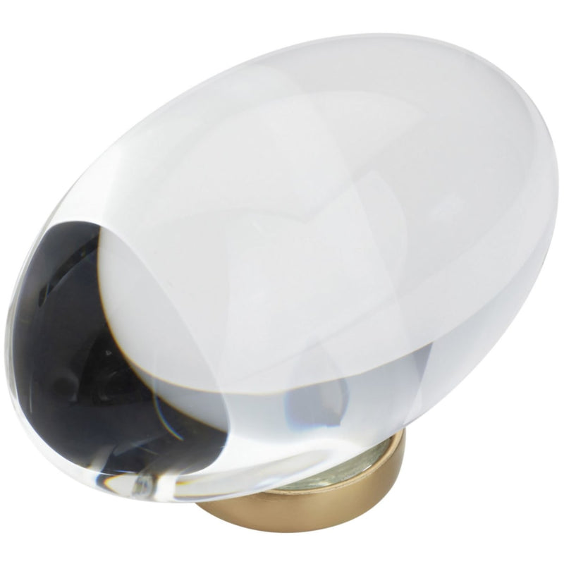 Glacio 1 Inch Oval Cabinet Knob